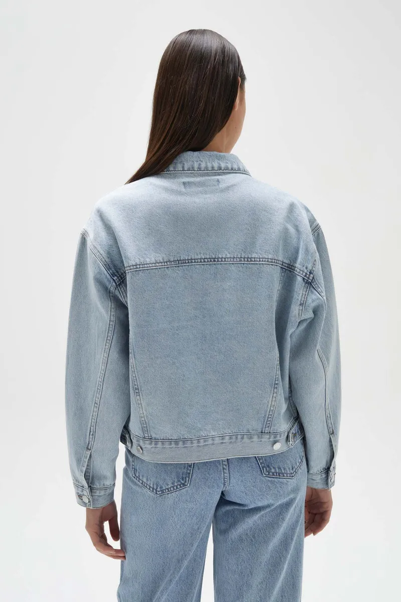 Assembly Label - Relaxed Denim Jacket - Light Stone