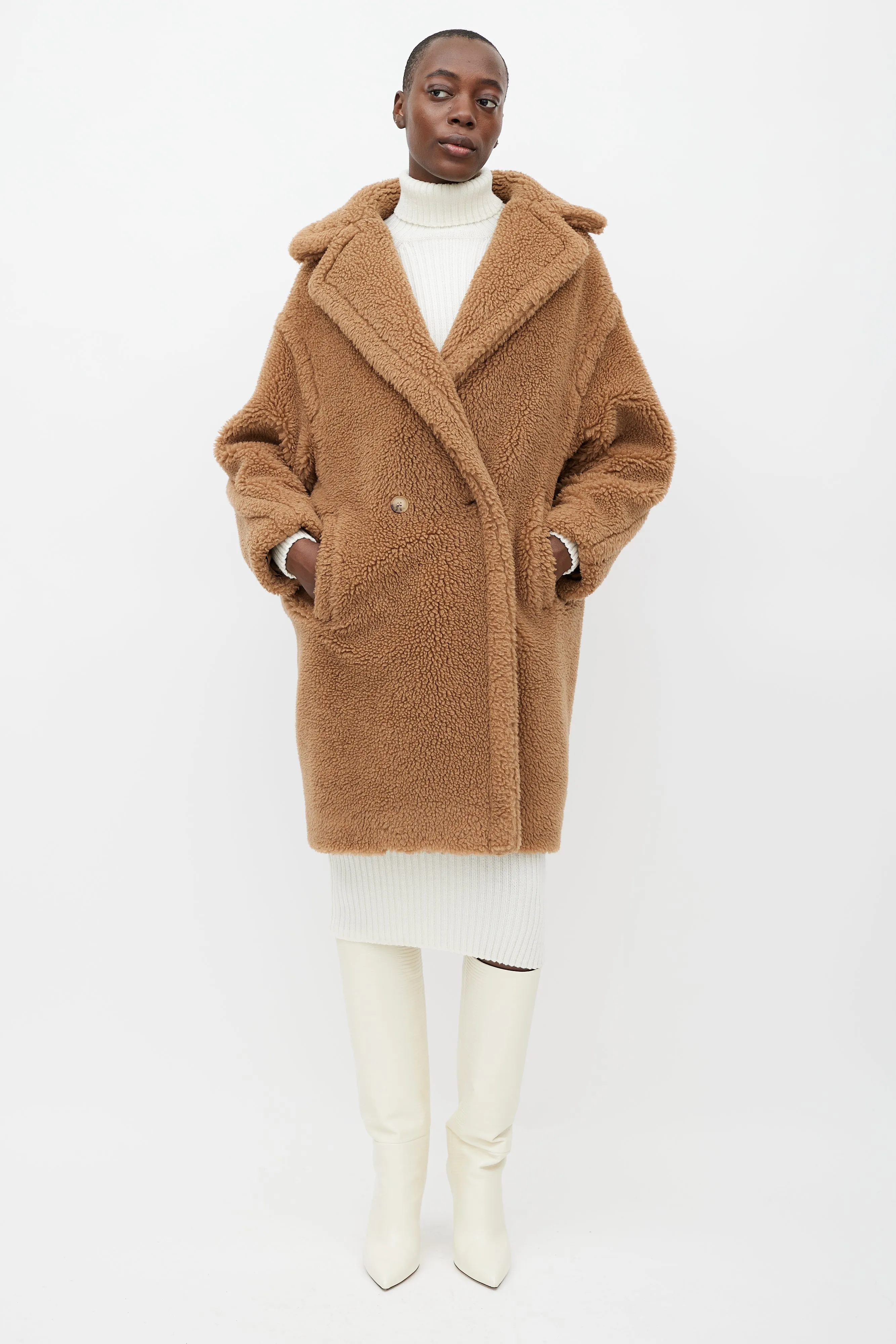 Beige Wool Tedgirl Coat