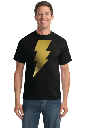 Black Adam Metalix Symbol Black T-Shirt Medium