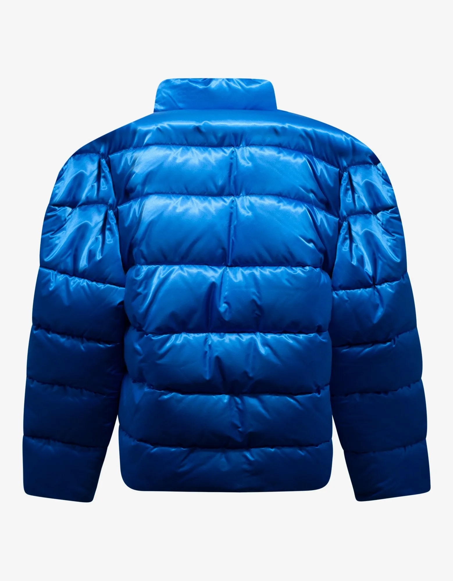 Blue Pinched Puffer Jacket