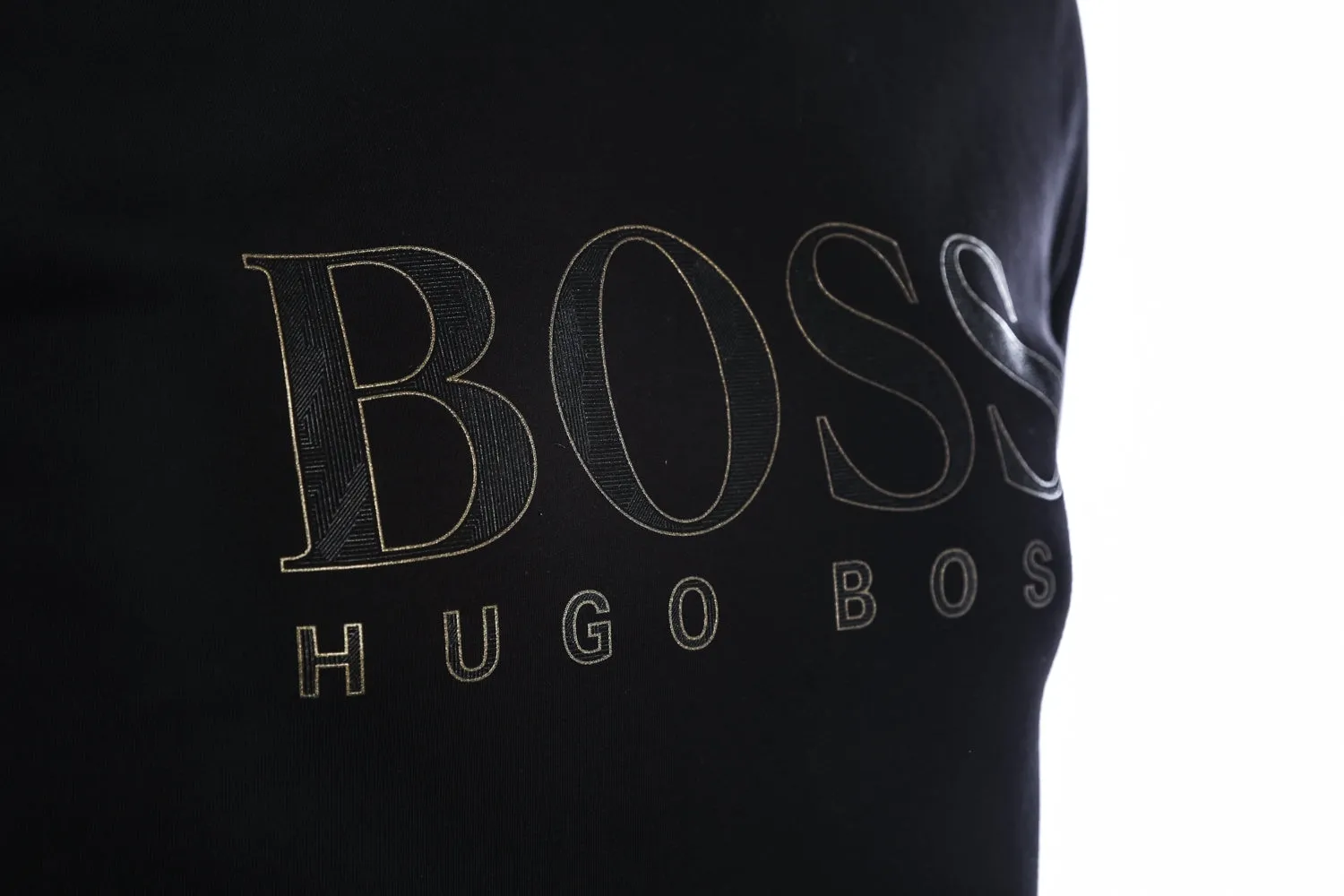 BOSS Tee Gold 3 T-Shirt in Black