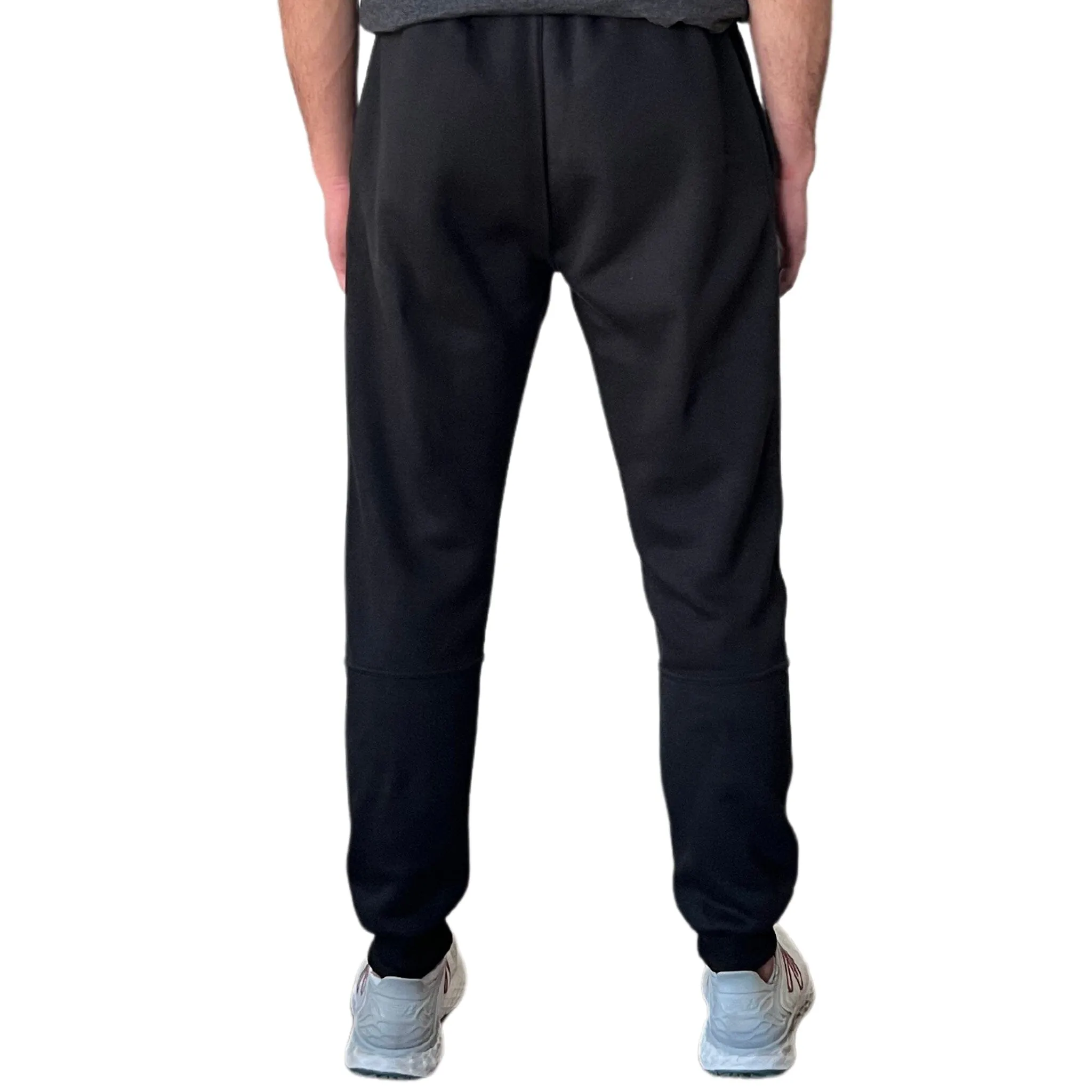 BRUCE BOLT Cotton Joggers - BLACK