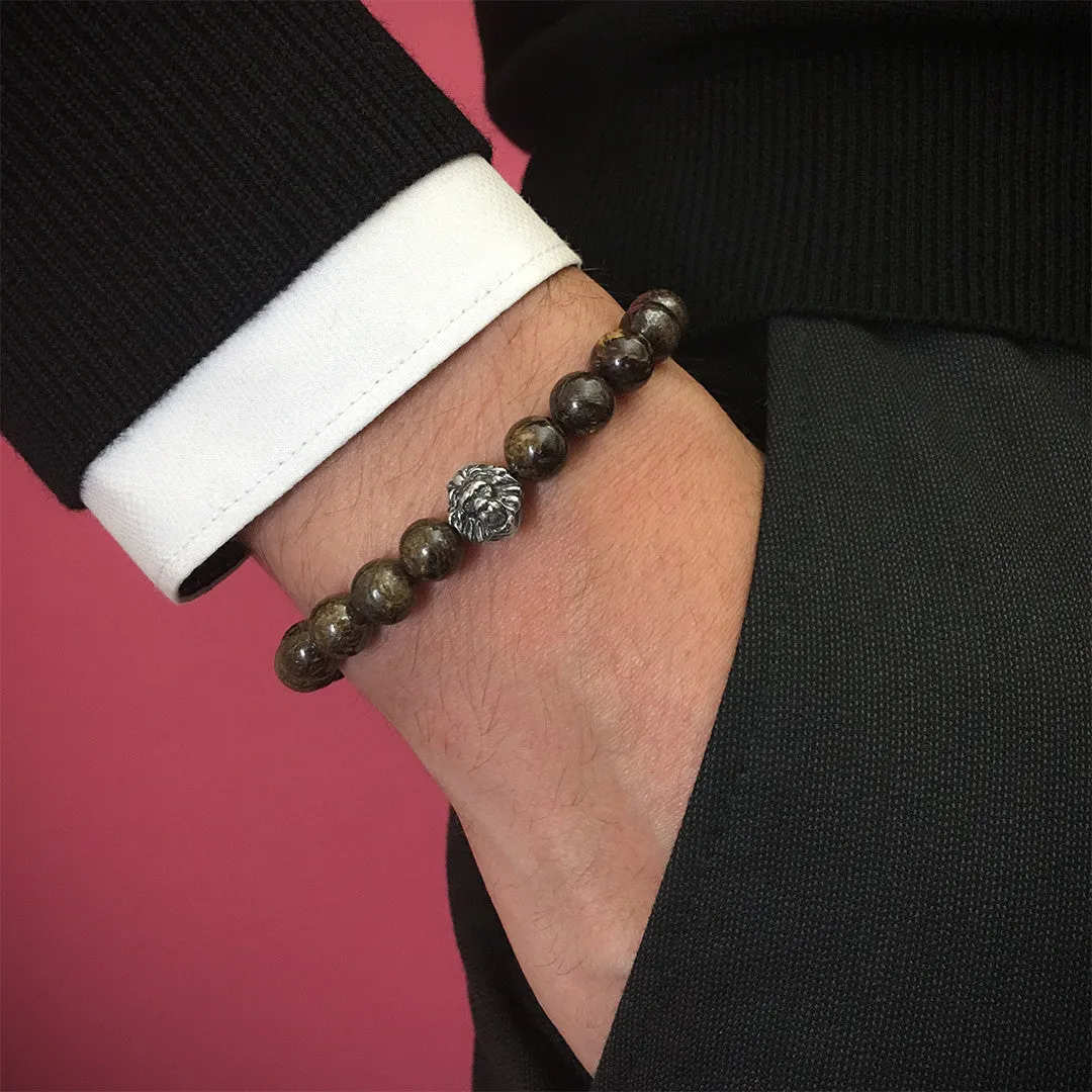 Exclusive Leo Beaded Bracelets - Solid Silver