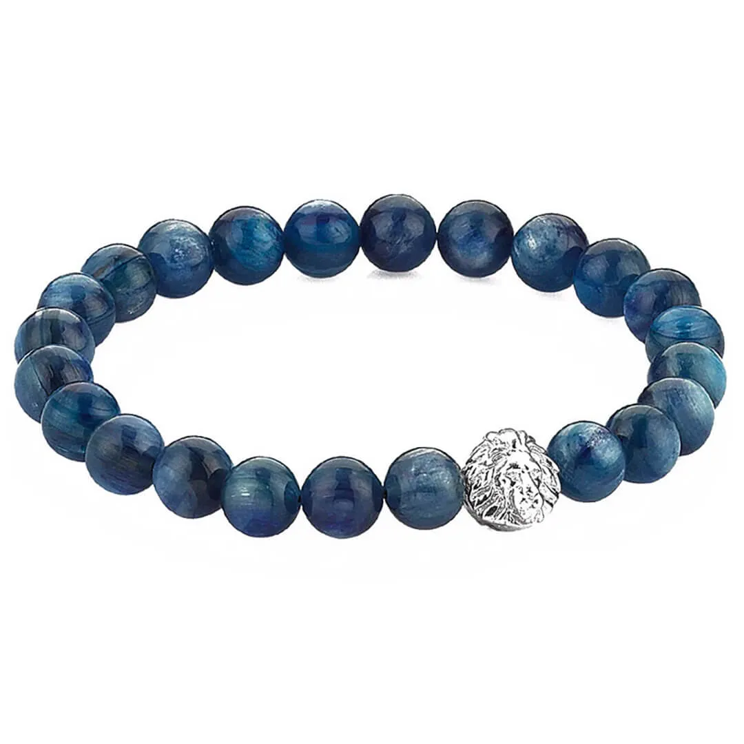 Exclusive Leo Beaded Bracelets - Solid Silver