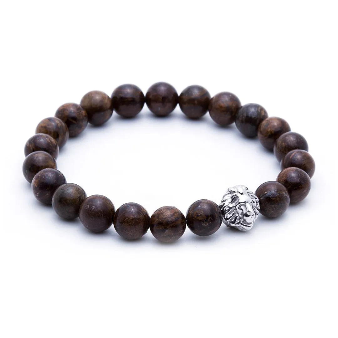 Exclusive Leo Beaded Bracelets - Solid Silver