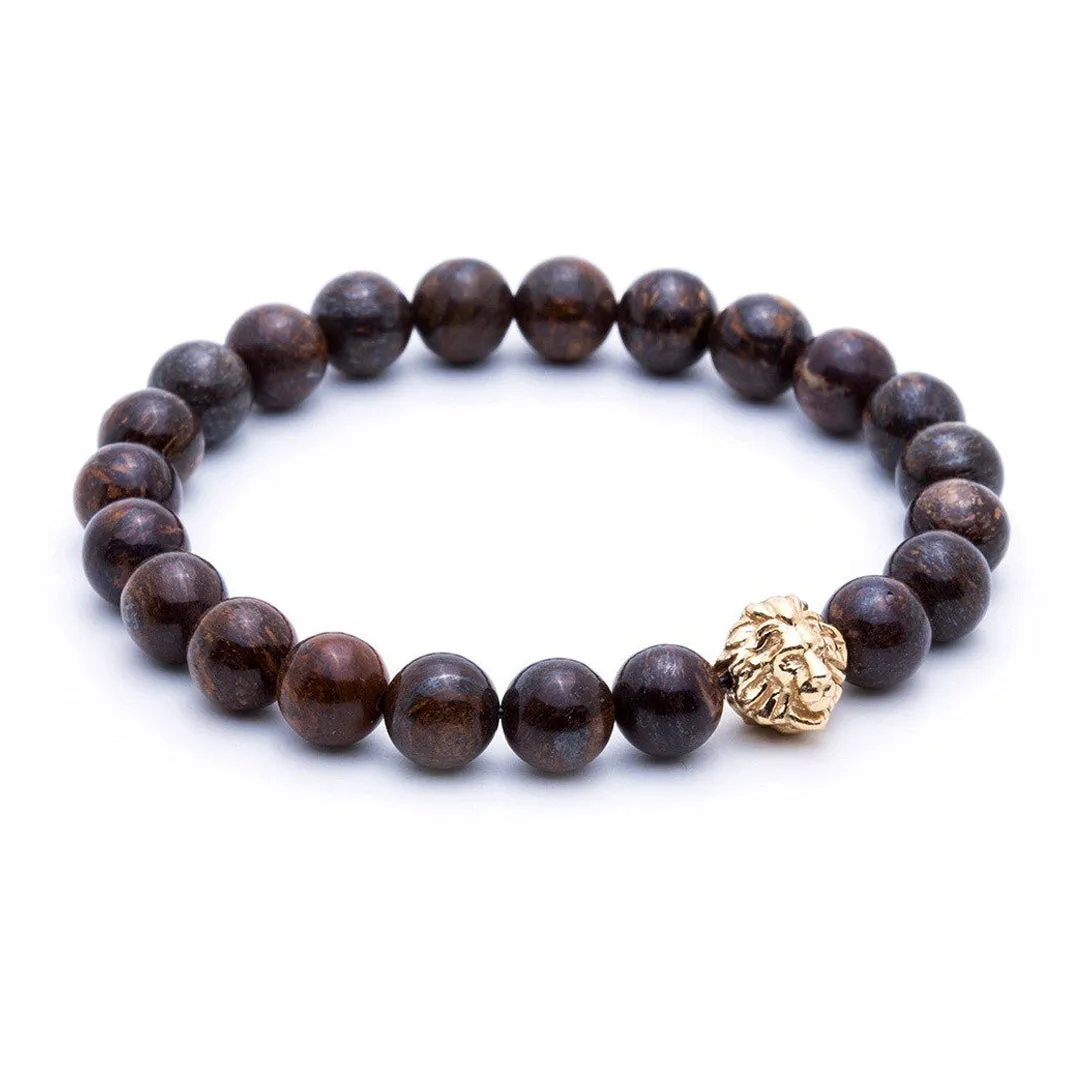 Exclusive Leo Beaded Bracelets - Solid Silver