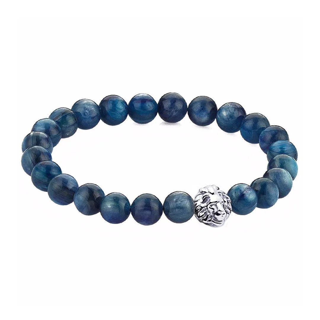 Exclusive Leo Beaded Bracelets - Solid Silver