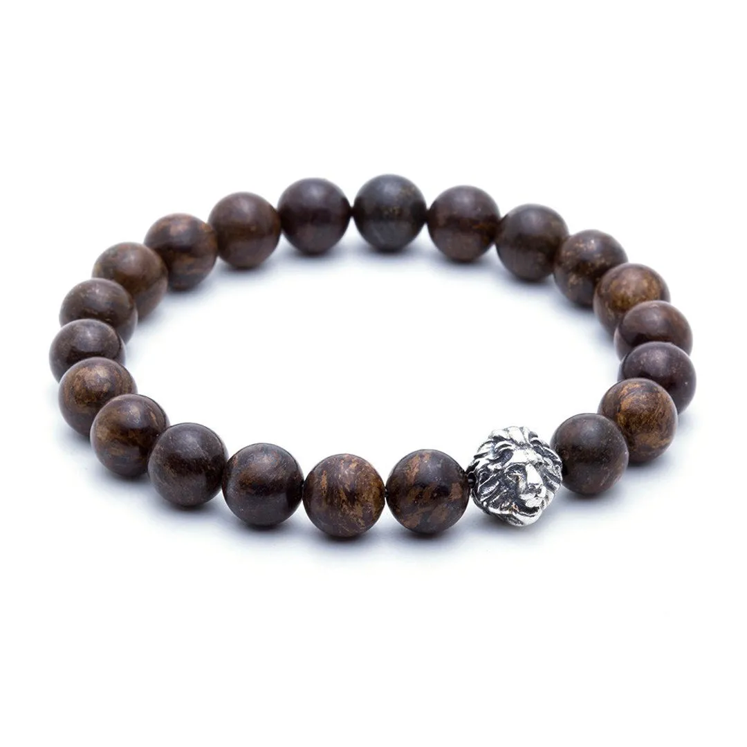 Exclusive Leo Beaded Bracelets - Solid Silver