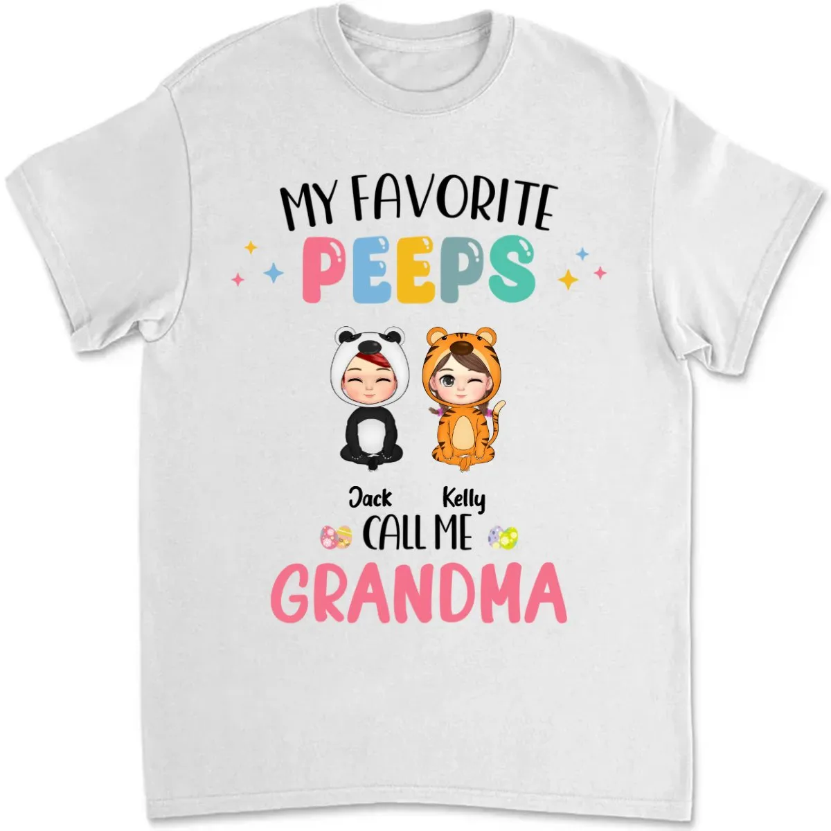 Family - My Favorite Peeps - Personalized T-Shirt