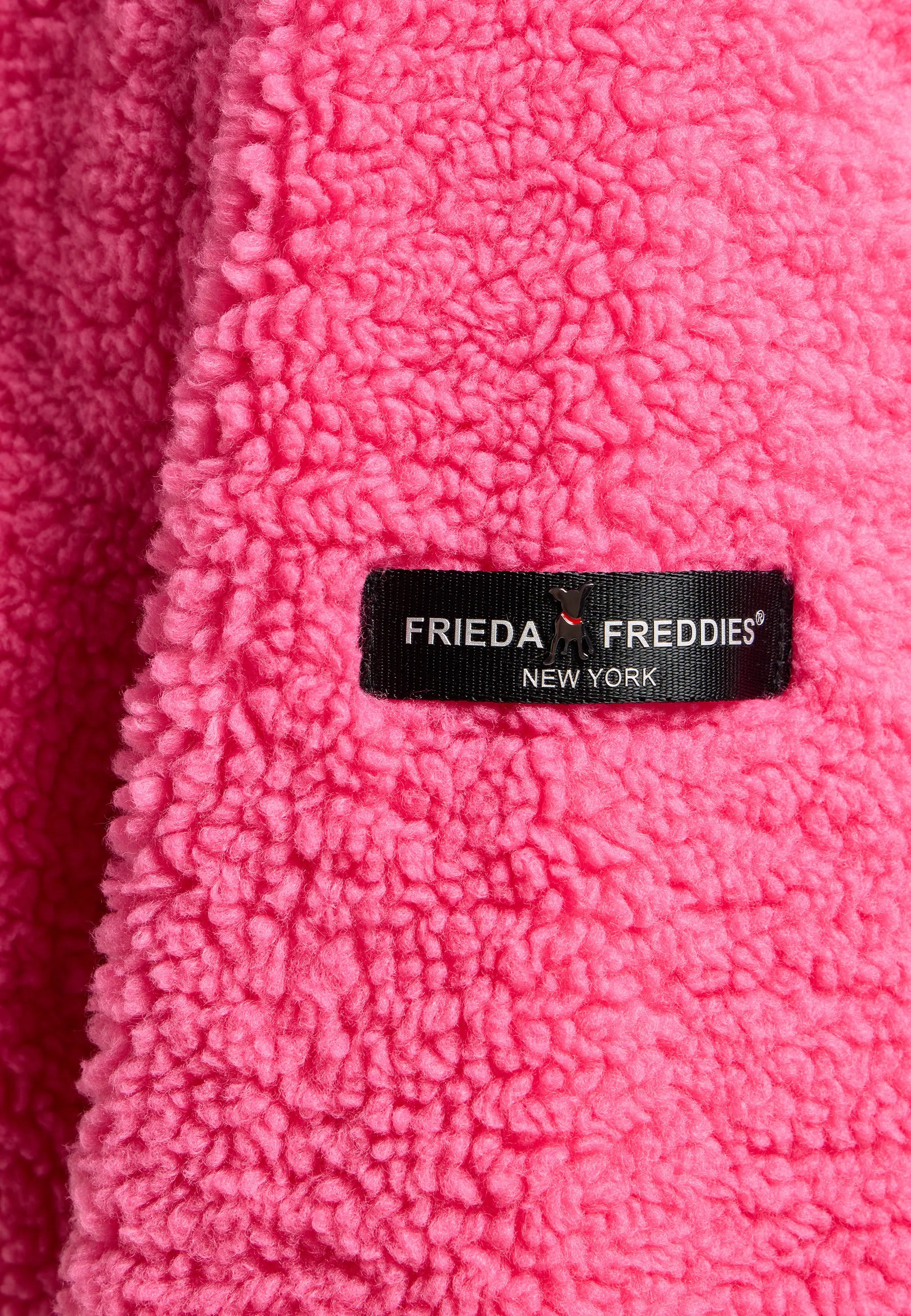 FRIEDA & FREDDIES Pink Faux Fur Jacket