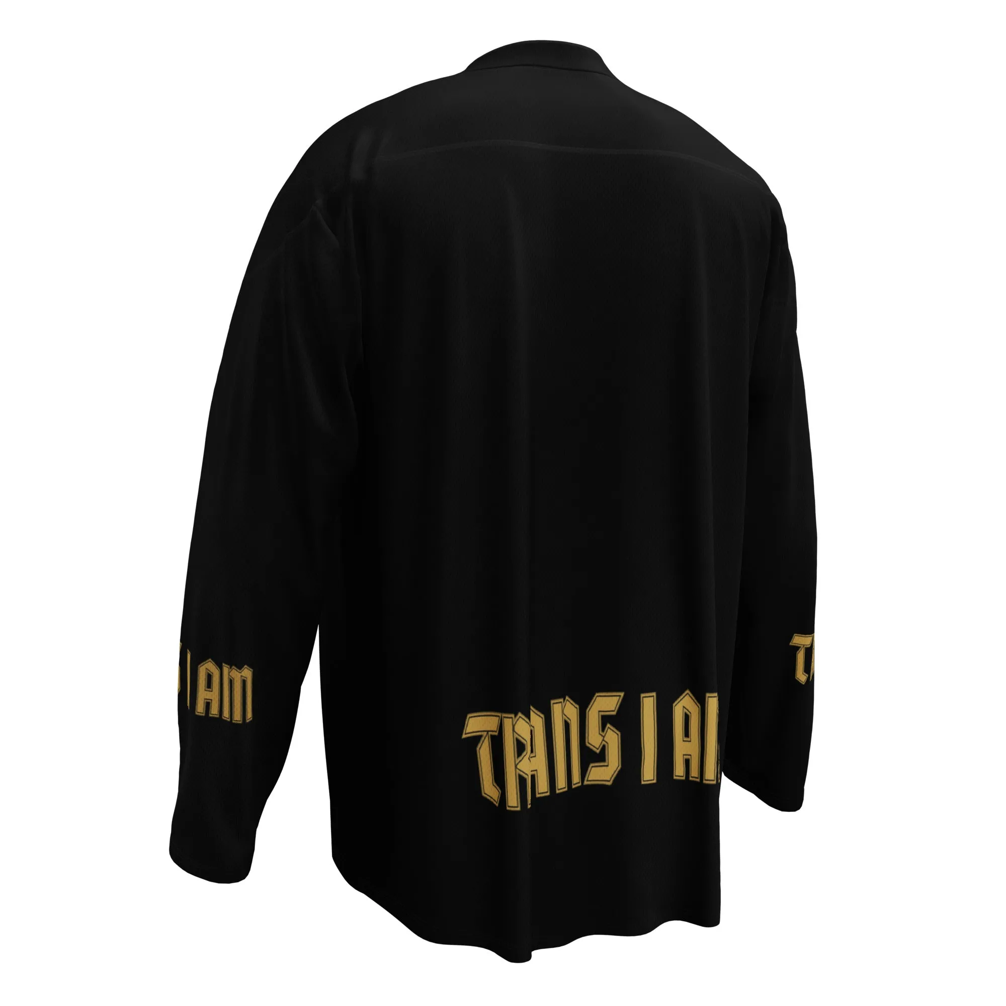 Gold Trans I Am Hockey Jersey