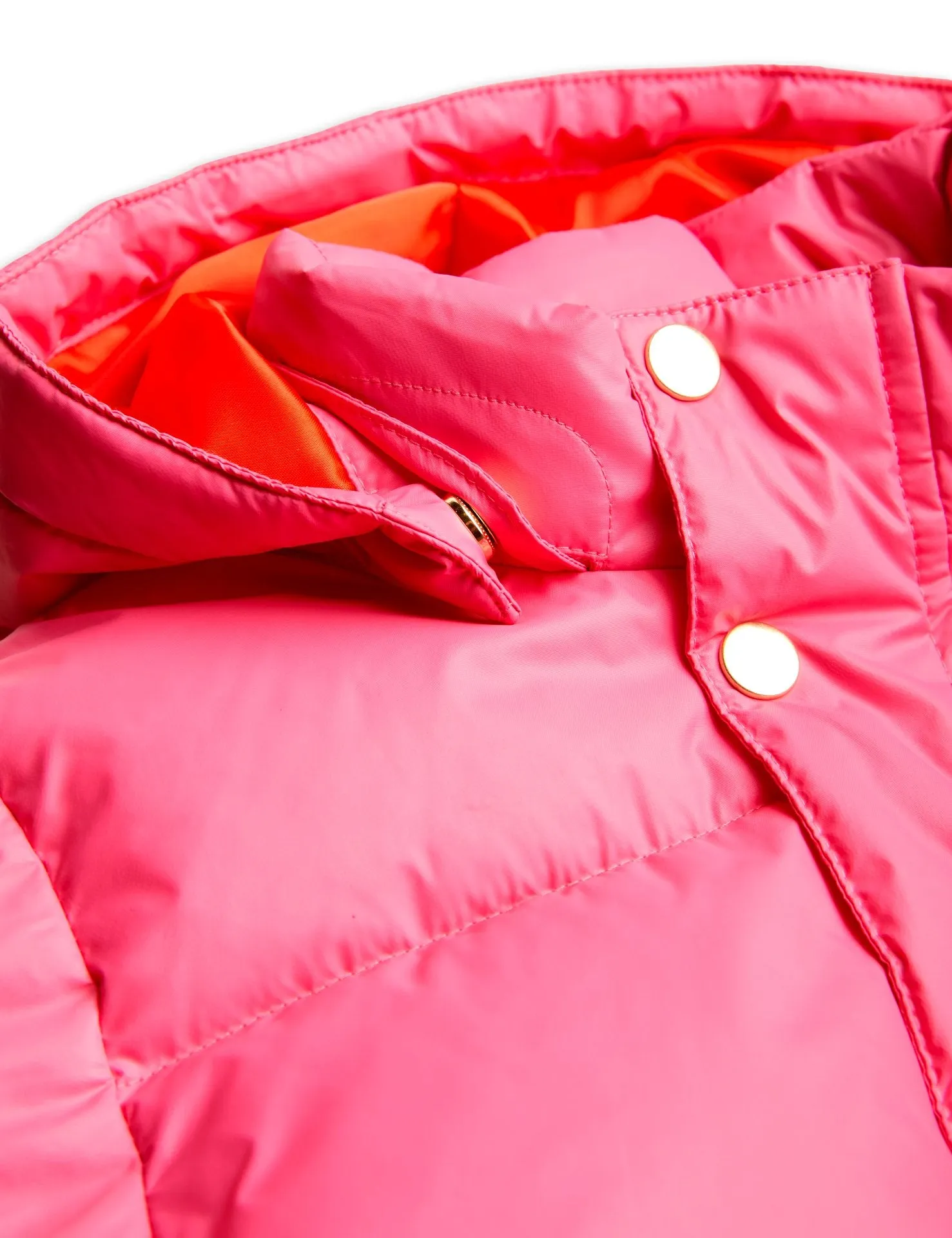 Heavy Hooded Puffer Jacket (Pink)