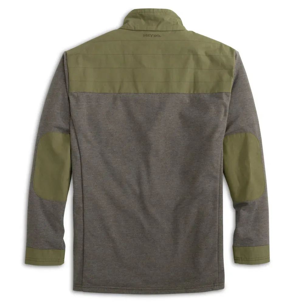 Heybo Sentry Hybrid Jacket: Olive/Brown