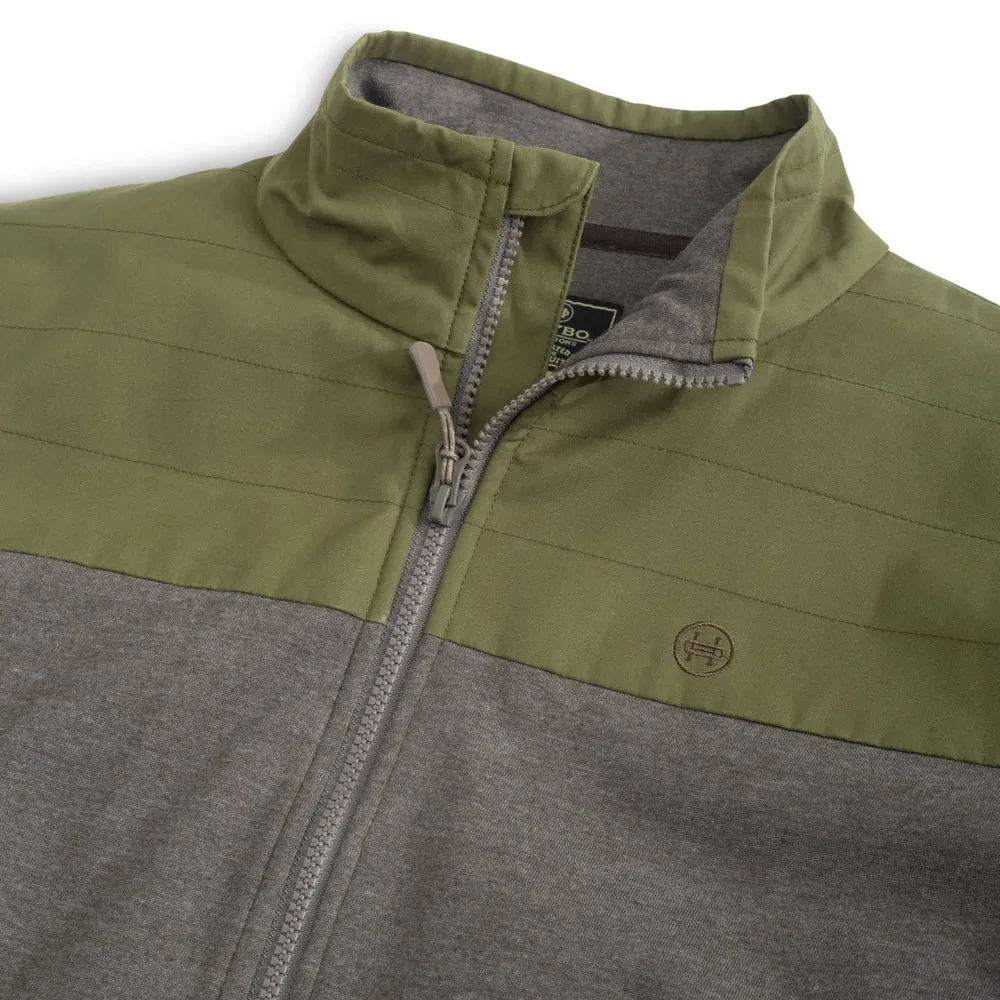 Heybo Sentry Hybrid Jacket: Olive/Brown