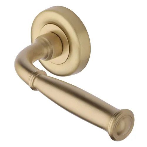 Lincoln Lever Handle on Sprung Round Rose