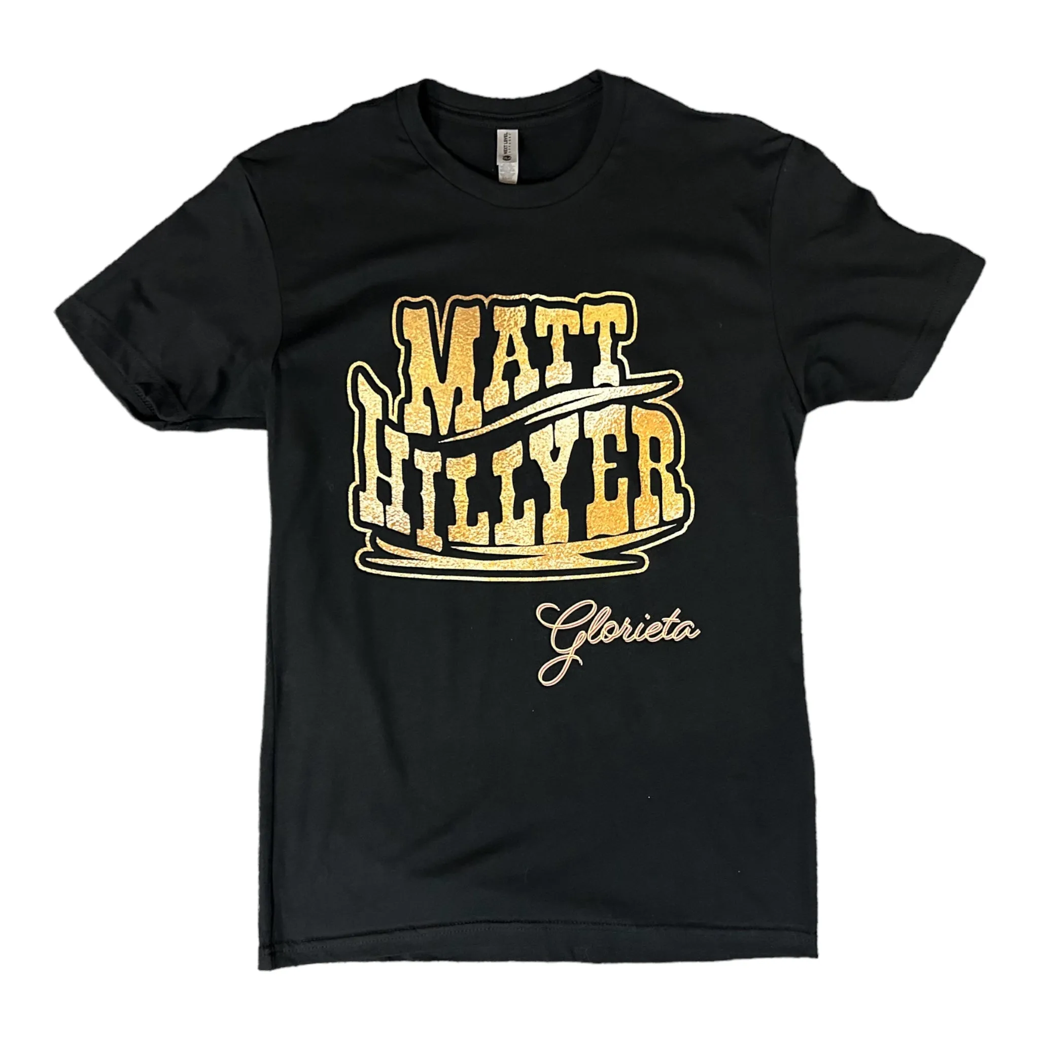 Matt Hillyer Gold Glorieta Logo T-Shirt