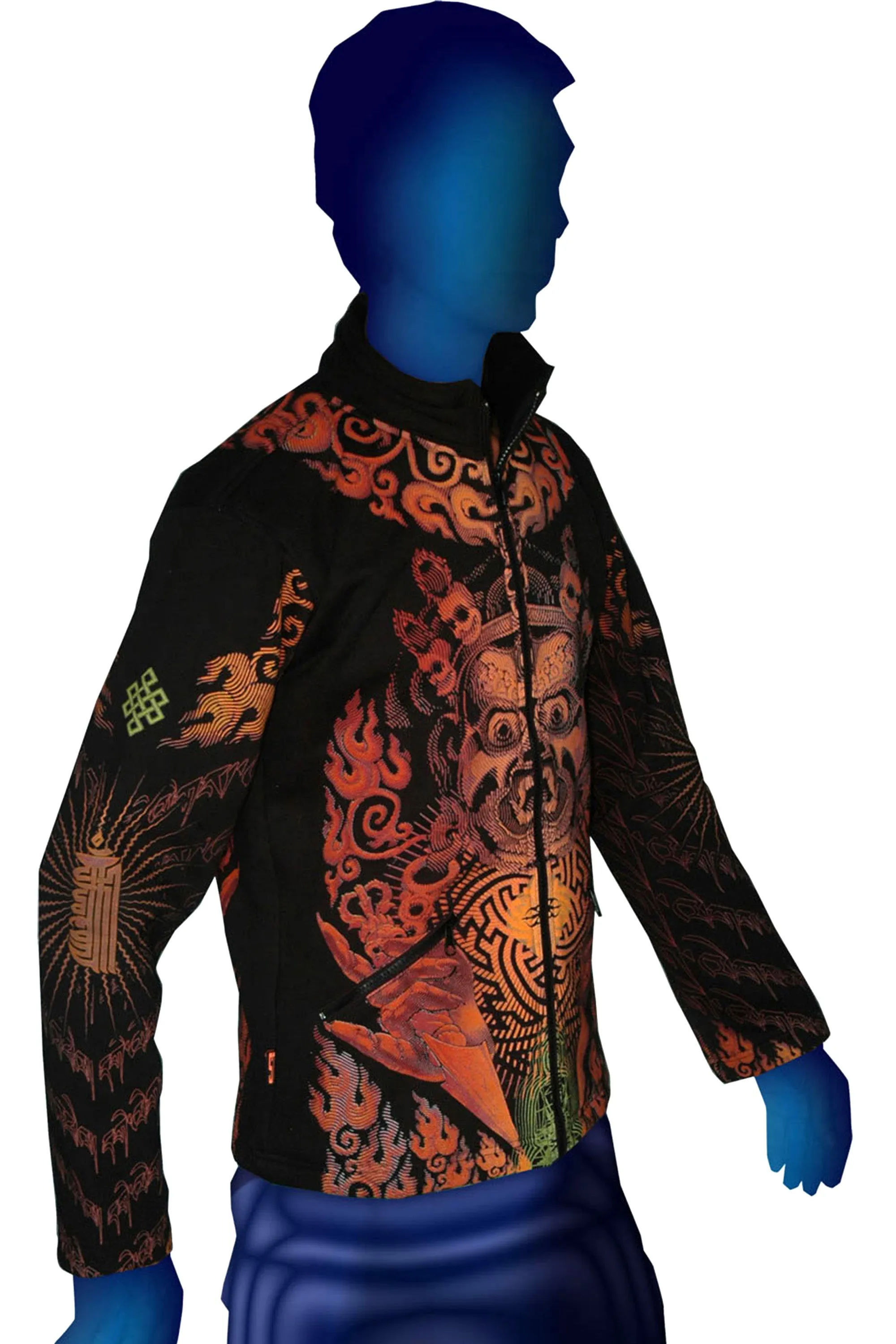 Morph Jacket (No Hood) : Fire Mahakala