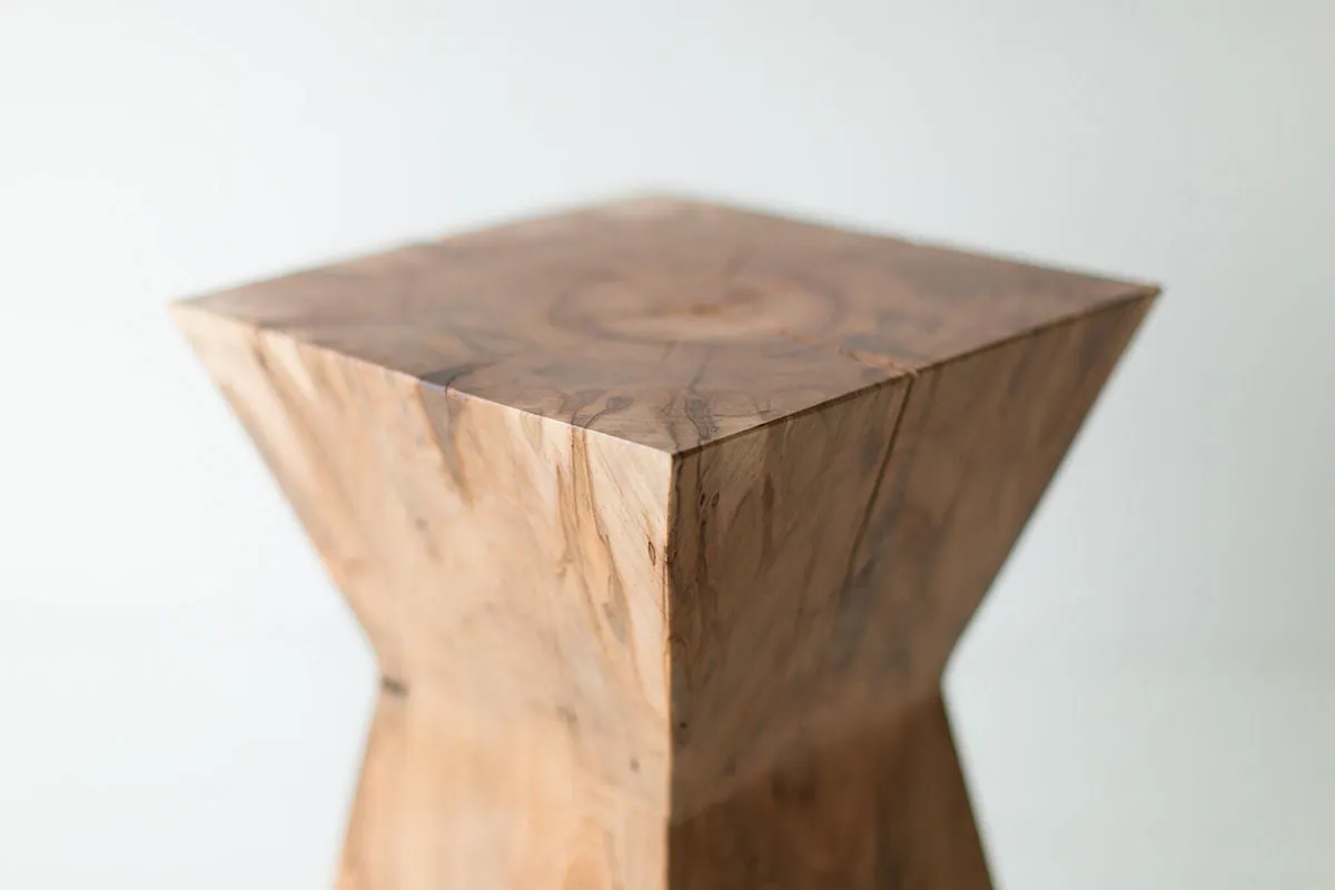 Natural Wood End Table - The Sol - 1524