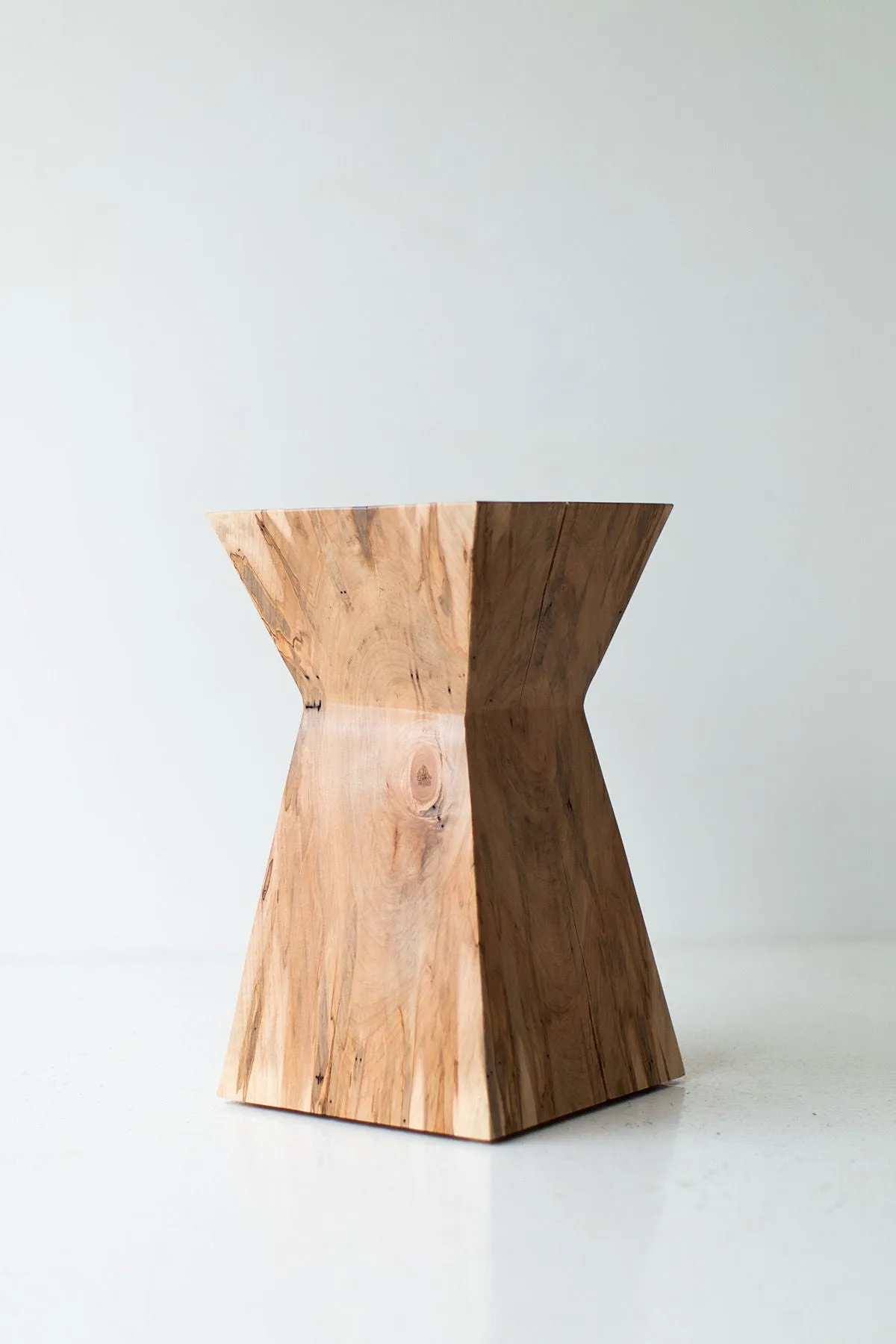 Natural Wood End Table - The Sol - 1524