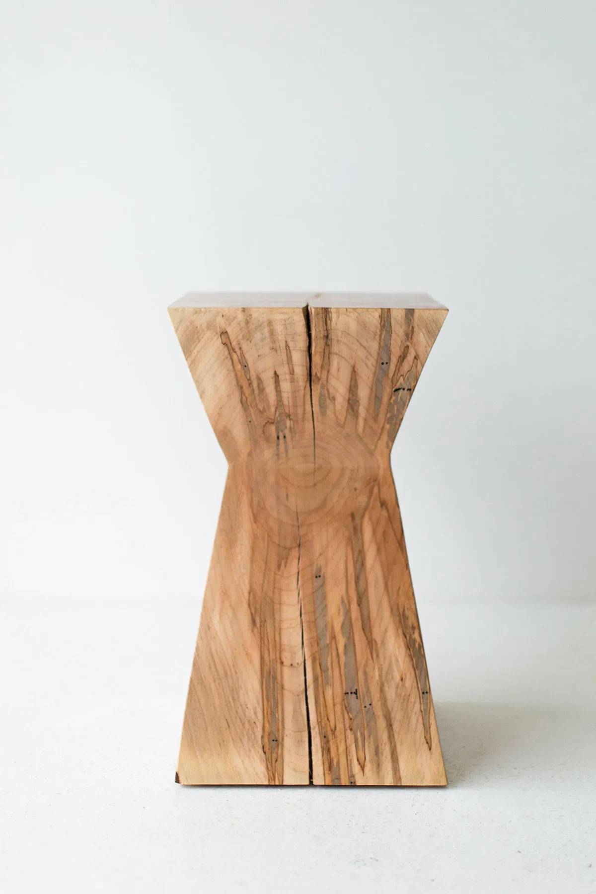 Natural Wood End Table - The Sol - 1524