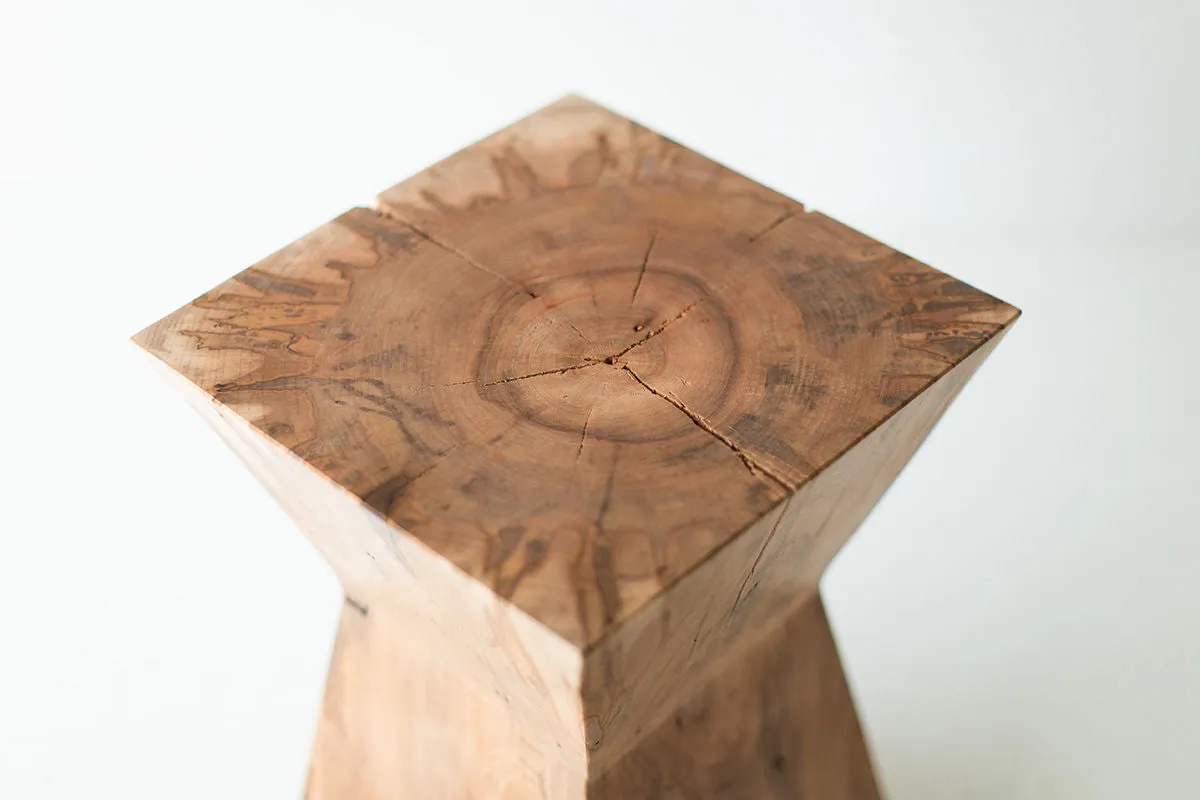 Natural Wood End Table - The Sol - 1524