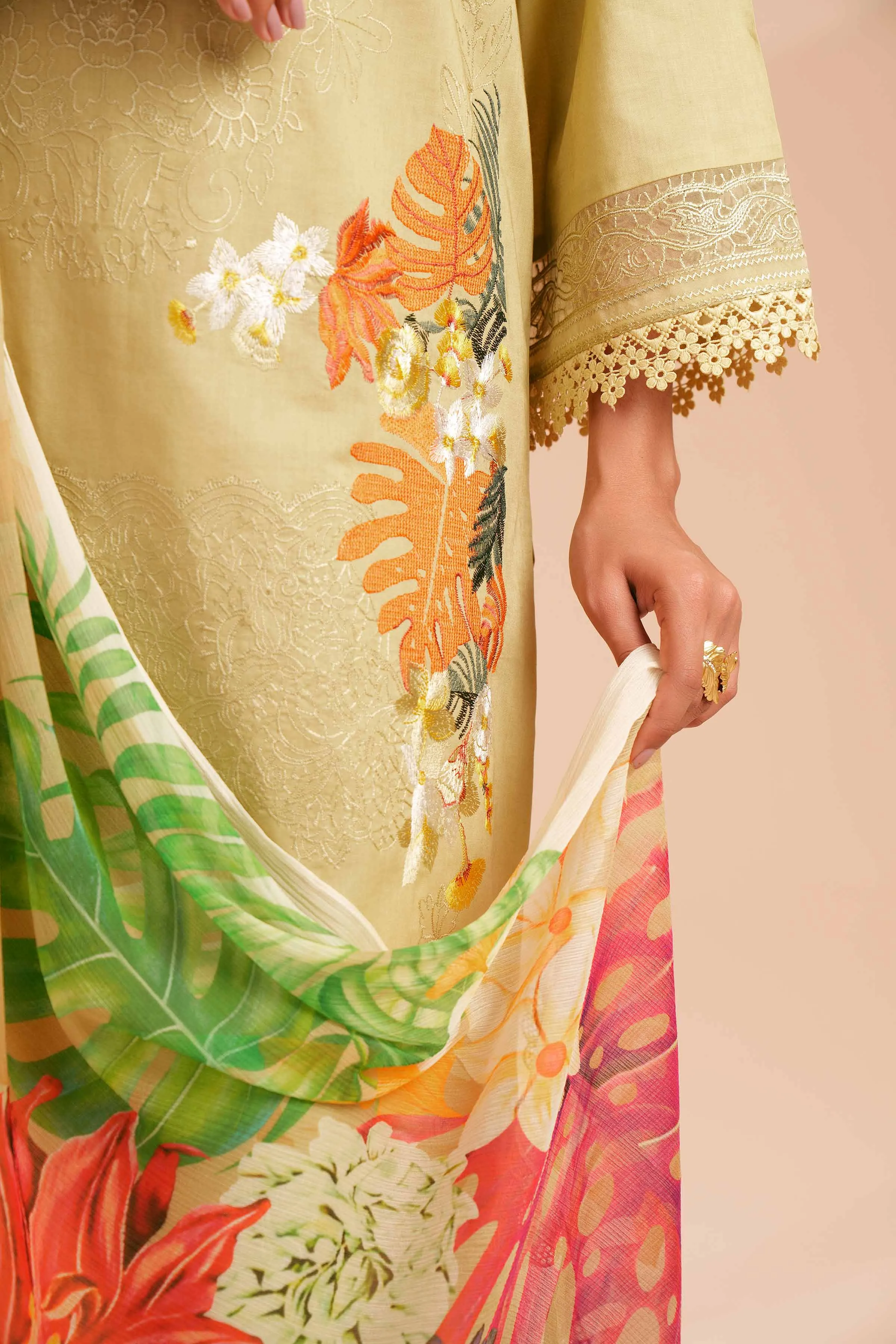 Nishat Linen Spring/Summer Lawn – 3 Piece - Embroidered Suit - 42401692