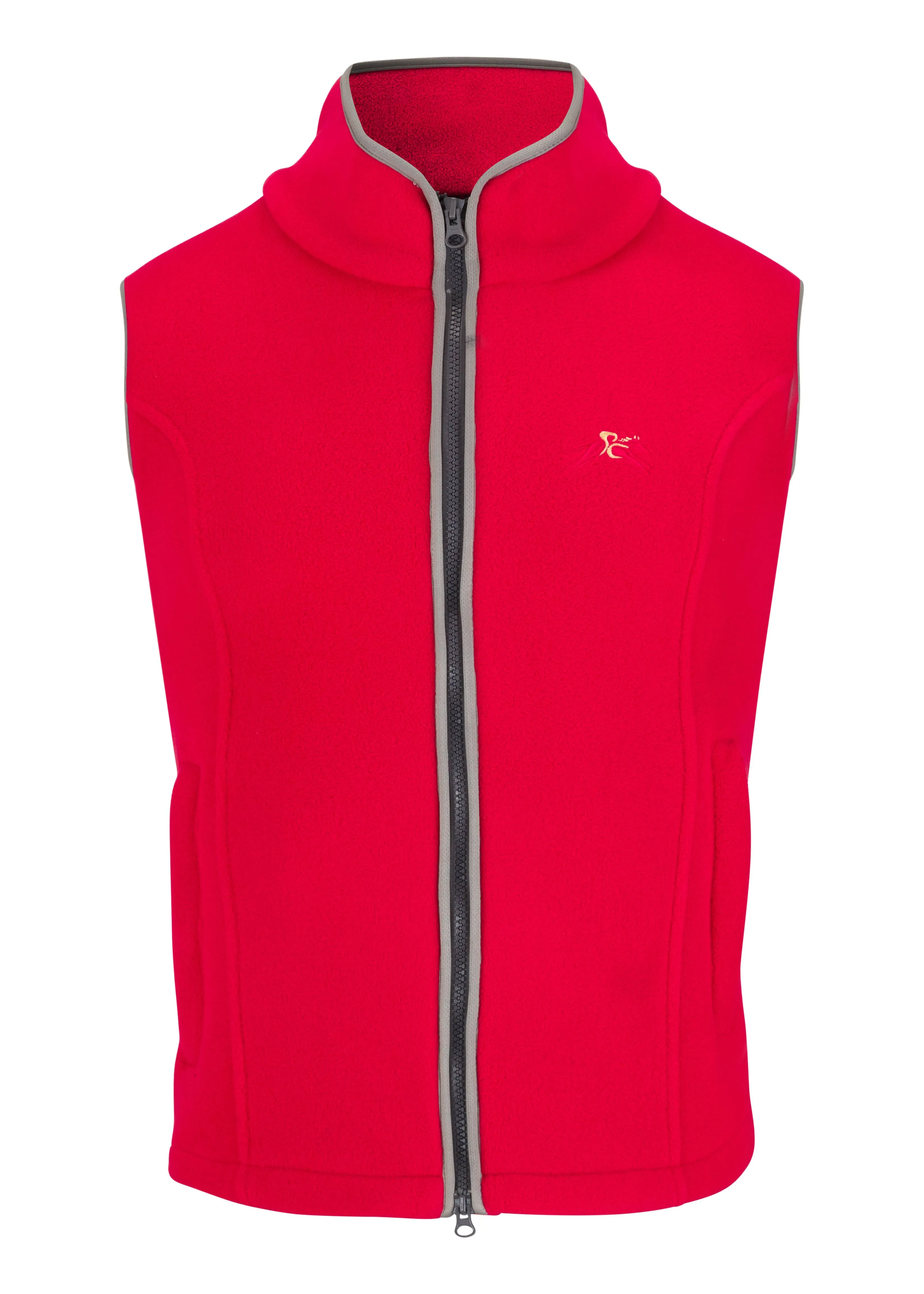 Paddock Fleece Waistcoat - Red -  Childrens