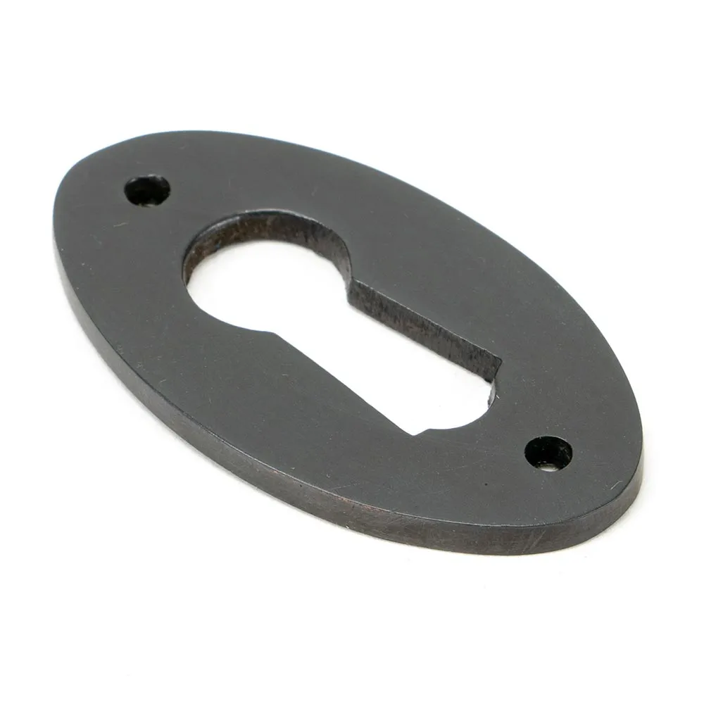 Period Oval Keyhole Escutcheon