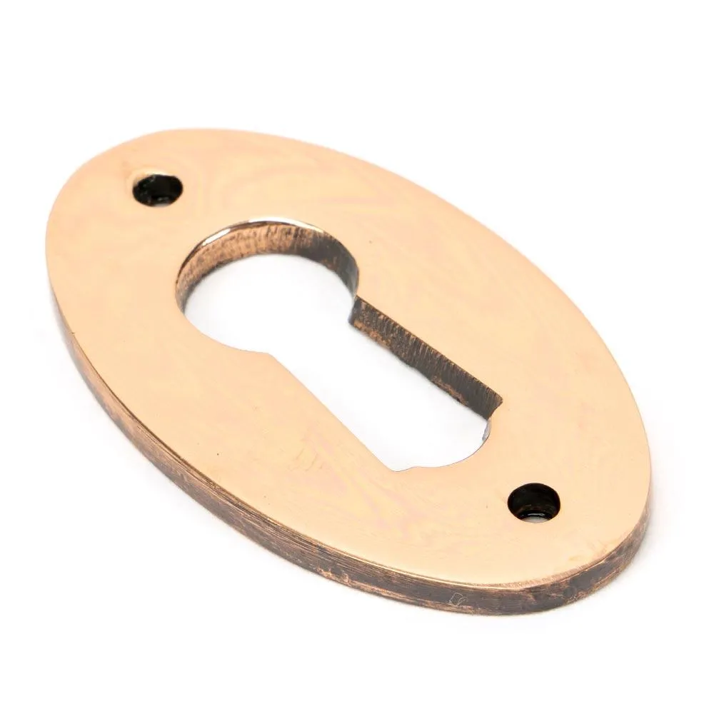 Period Oval Keyhole Escutcheon