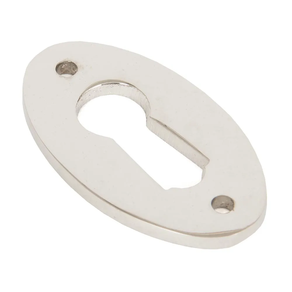 Period Oval Keyhole Escutcheon