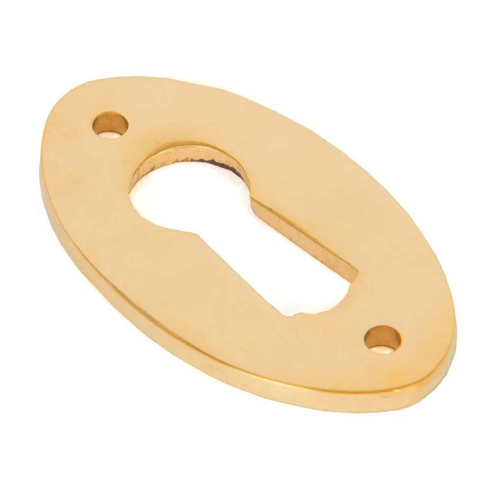 Period Oval Keyhole Escutcheon