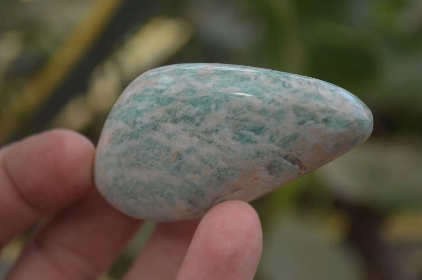 Polished Amazonite Free Forms x 35 From Zimbabwe