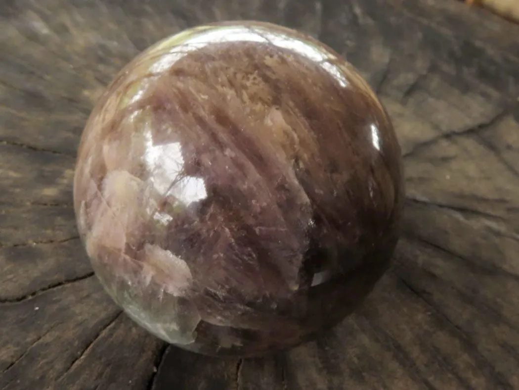 Polished Amethyst Spheres With Smokey-White Patterns x 2 From Madagascar