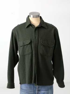 vintage L.L. Bean fleece shirt jac