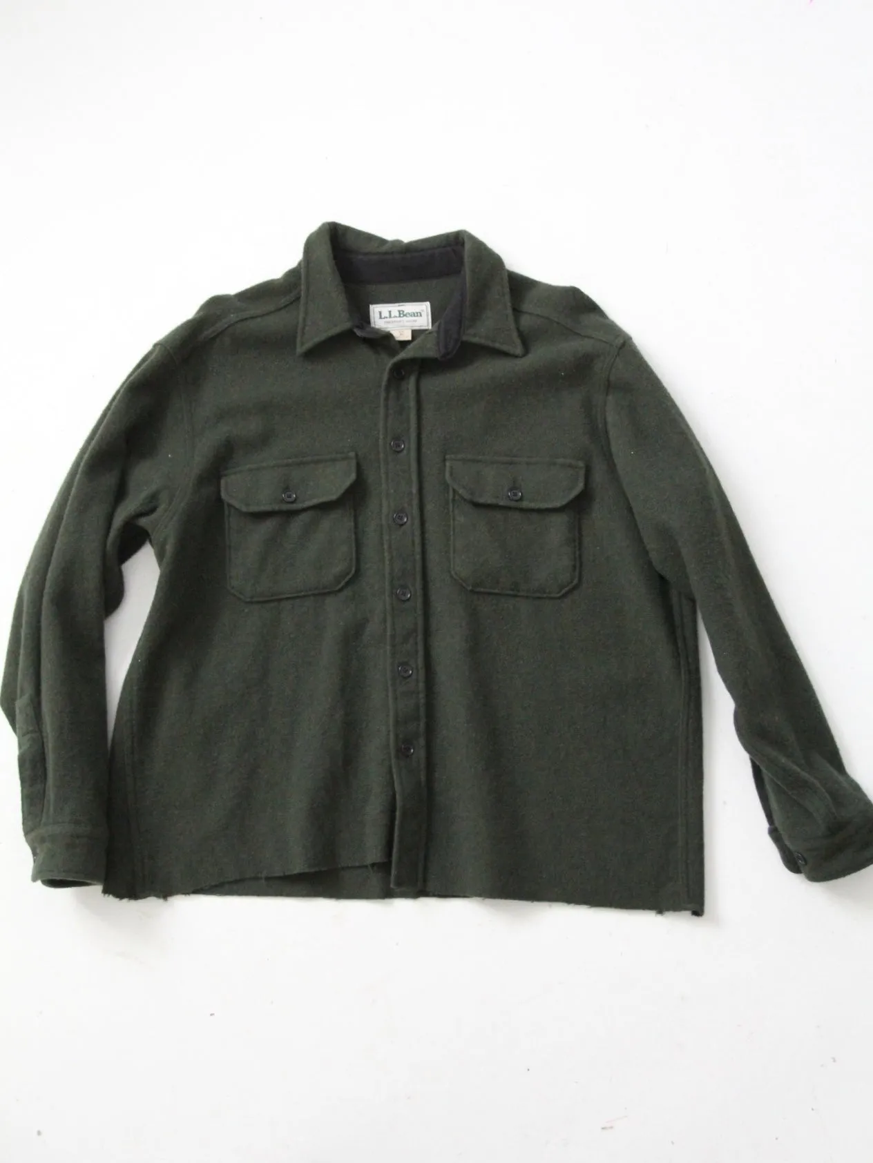 vintage L.L. Bean fleece shirt jac