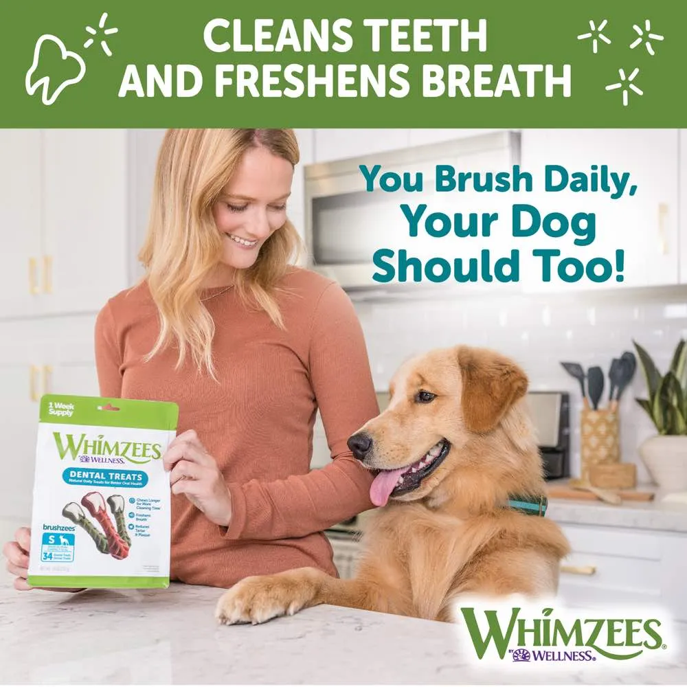 Whimzees Puppy Grain-Free Dental Dog Treats (M/L) 14pc